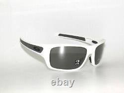 Oakley Turbine 9263-55 White Prizm Black Polarized Sunglasses clearance