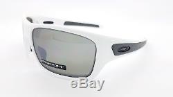 Oakley Turbine OO9263-55 Sunglasses Polished White Prizm Black Polarized 9263 55
