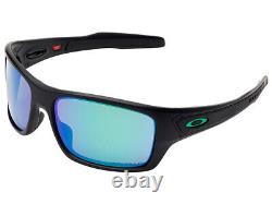 Oakley Turbine Polarized Sunglasses OO9263-4563 Matte Black/Prizm Jade, 65mm