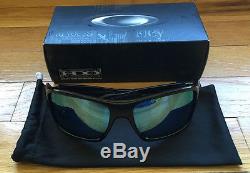 Oakley Turbine Prizm Deep H2O Polarized Mens Sunglasses Polished Black Frames