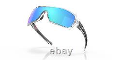 Oakley Turbine Rotor Sunglasses OO9307-29 Polished Clear With PRIZM Sapphire