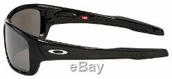 Oakley Turbine Sunglasses OO9263-4163 Polished Black Prizm Black Polarized Lens