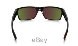 Oakley Two Face Ferrari Sunglasses Polished Black Ruby Iridium OO9189-36