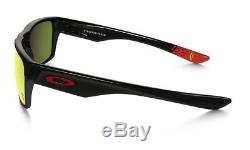 Oakley Two Face Ferrari Sunglasses Polished Black Ruby Iridium OO9189-36