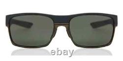 Oakley Two Face OO 9256-01 Matte Black Copper / Dark Grey Sunglasses NWT