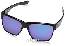Oakley Two Face XL Men's Sunglasses OO9350-04 Polished Black / Violet Iridium
