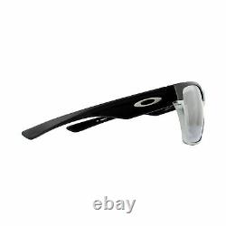 Oakley Twoface XL Sunglasses OO9350-07 Polished Black With Chrome Iridium Lens