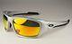 Oakley Valve Polarized Sunglasses Oo9236-07 Silver Frame With Fire Iridium Lens