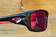 Oakley Valve Oo9236-02 Polished Black/red Iridium Men's Sports Sunglasses