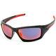 Oakley Valve Oo9236-02 Polished Black/red Iridium Men's Sports Sunglasses