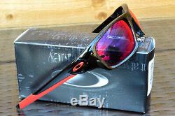 Oakley Valve OO9236-02 Polished Black/Red Iridium Men's Sports Sunglasses