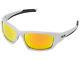 Oakley Valve Polarized Sunglasses Oo9236-07 Silver/fire Iridium