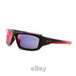 Oakley Valve Sunglasses OO9236-02 Polished Black Frame Positive Red Iridium Lens