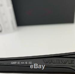 Oakley Valve Sunglasses OO9236 12-837 Polished Black Black Iridium Polarized 60
