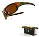 Oakley Valve Sunglasses Woodland Camo Frame Shallow Blue Polarized Oo9236-13
