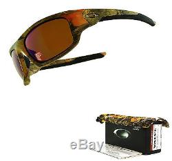 Oakley Valve Sunglasses Woodland Camo Frame Shallow Blue Polarized OO9236-13