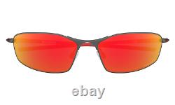 Oakley WHISKER Sunglasses OO4141-0260 Matte Gunmetal Frame With PRIZM Ruby Lens