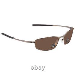 Oakley Whisker Brown Oval Men's Sunglasses OO4141 414105 60 OO4141 414105 60