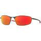 Oakley Whisker Ruby Prizm Matte Gunmetal Sunglasses Oo4141-02 60