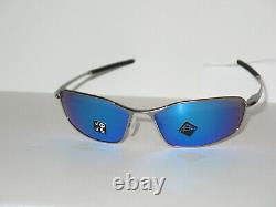 Oakley Whisker Satin Chrome-prizm Sapphire Iridium Polarized Sunglasses