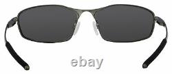 Oakley Whisker Sunglasses OO4141-0160 Carbon Prizm Black Lens