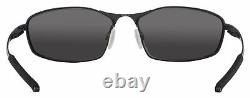 Oakley Whisker Sunglasses OO4141-0360 Satin Black Prizm Black Polarized Lens