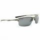 Oakley Wiretap Sunglasses Oo4071-04 Carbon Frame Grey Polarized Lens