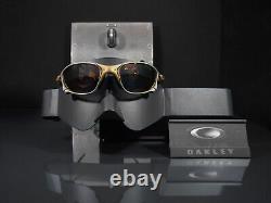 Oakley XX 24K (Gold) Finish Sunglasses-Gold Iridium Polarized Lenses+Vault+Bag