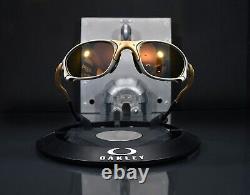 Oakley XX 24K (Gold) Finish Sunglasses-Gold Iridium Polarized Lenses+Vault+Bag