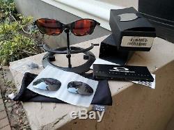 Oakley X Metal Juliet Carbon withTorch Irid Polorized & Black Iridium Excell Cond