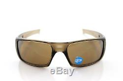 POLARIZED OAKLEY CRANKSHAFT Tungsten IRIDIUM Brown Smoke Sunglasses OO 9239-07