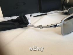 RARE Collector OAKLEY BADMAN Polarized X TI Chrome Iridium Sunglasses OO 6020-05