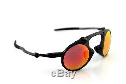 RARE POLARIZED New OAKLEY MADMAN Ruby Iridium Carbon Sunglasses OO 6019-04