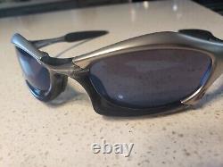 Rare Oakley Splice FMJ+ crystal black/ ice iridium sunglasses