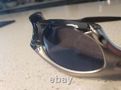 Rare Oakley Splice FMJ+ crystal black/ ice iridium sunglasses