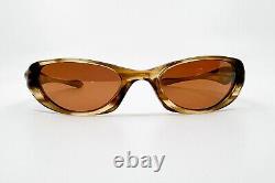 Vintage Oakley HALO Sunglasses Mens Wrap Tortoise Oval 13634