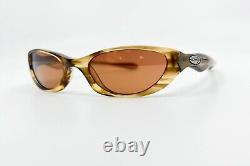 Vintage Oakley HALO Sunglasses Mens Wrap Tortoise Oval 13634