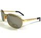 Vintage Oakley Sunglasses Gold Round Frames With Brown Lenses 55-16-125