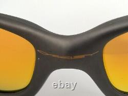 Vintage Oakley sunglasses Straight Jacket FMJ Orange Flames Fire Lens withMicroBag