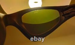 Vintage Oakley sunglasses Straight Jacket FMJ Orange Flames Fire Lens withMicroBag