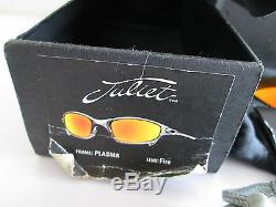 Wow Men's Oakley Sunglasses Juliet X Men Plasma Frame 2 Sets Of Lenses Boxed